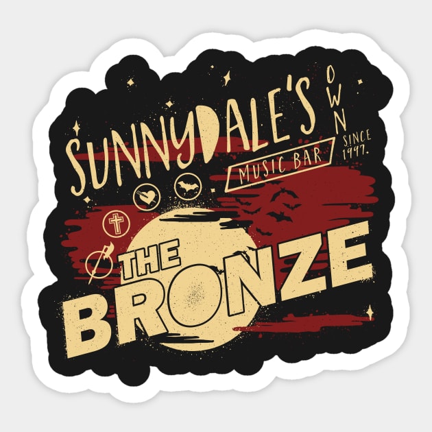 Sunnydale's The Bronze Sticker by MitchLudwig